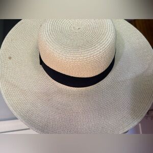 (2/$10😀) Sun Hat with Black Band